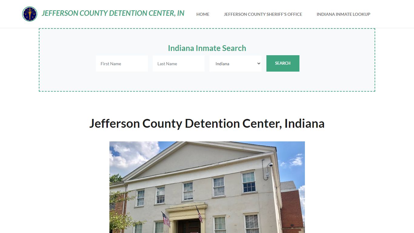 Jefferson County Detention Center, IN Inmate Roster, Offender Search